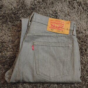 Gray Levi's jeans